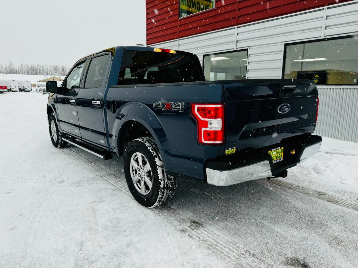 2019 Blue /Gray Ford F-150 XLT SuperCrew 5.5-ft. Bed 4WD (1FTEW1E55KK) with an 5.0L V8 OHV 32V engine, 6A transmission, located at 1960 Industrial Drive, Wasilla, 99654, (907) 274-2277, 61.573475, -149.400146 - Photo#3